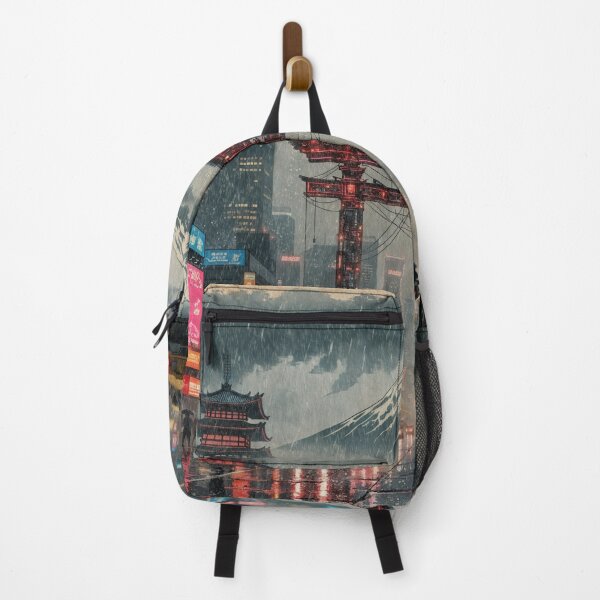 Item preview, Neon Rain over Neo Tokyo designed and sold by OpenFieldNotes.