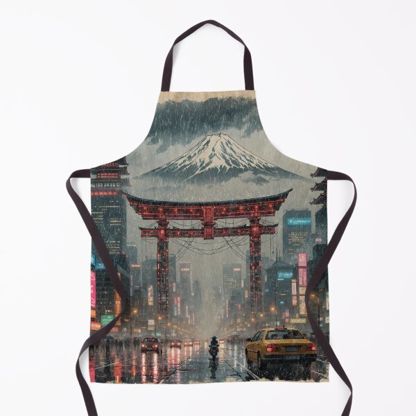 Item preview, Neon Rain over Neo Tokyo designed and sold by OpenFieldNotes.