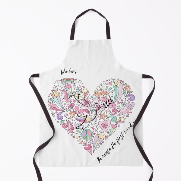 Item preview, Because He First Loved Us – Heart of Faith Design designed and sold by ChereseSantiago.