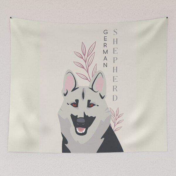 Item preview, Cream and Black German Shepherd designed and sold by IvysCreativityHouse.