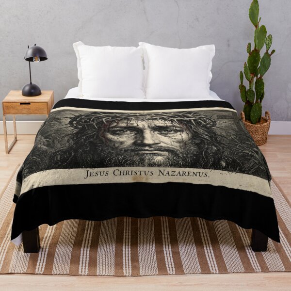 Item preview, Face of Jesus Christ with Crown of Thorns designed and sold by MantoSagrado.