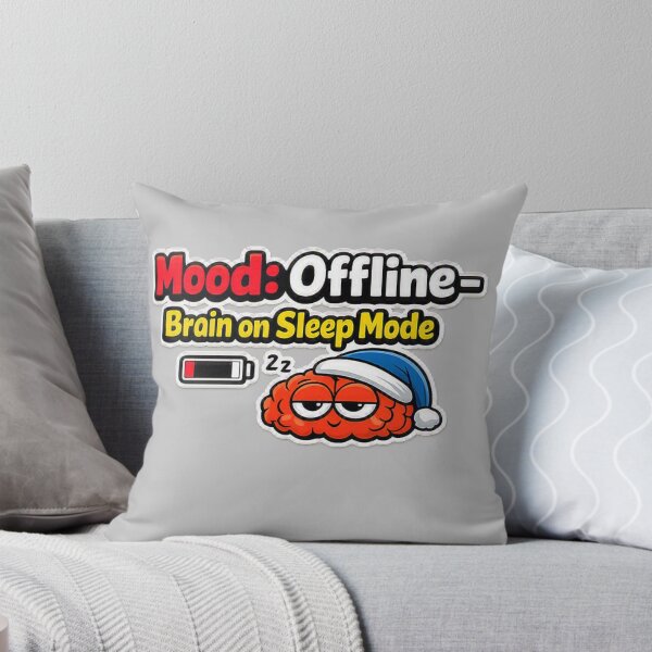 Item preview, Mood: Offline – Brain on Sleep Mode designed and sold by Dew Drop Designs.