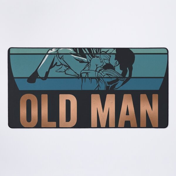 Item preview, BJJ Jiu Jitsu Old Man Tee Poster Fan Art Original Custom Vintage Poster Wall Tee Design designed and sold by Cool Robot Bro..
