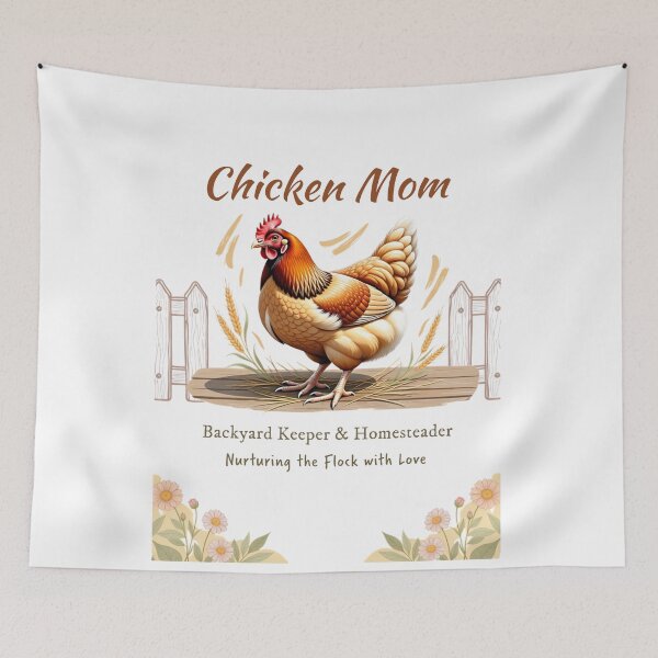 Item preview, Chicken Mom Rustic Farm House designed and sold by Bennie Singh.