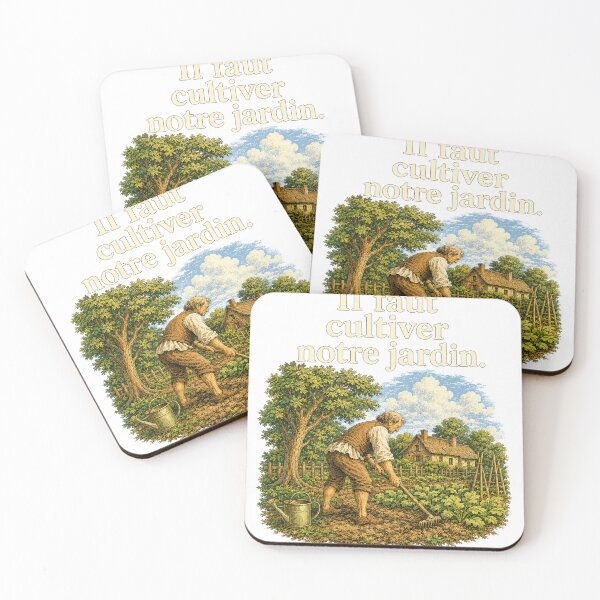Item preview, Candide - Il faut cultiver notre jardin designed and sold by Past in Threads.