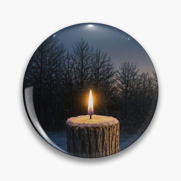 Item preview, Candlelit Winter Night Scene Winter Solstice Yul designed and sold by Stephanie Laird.