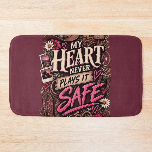 Item preview, My Heart Never Plays It Safe – Western Romance Aesthetic designed and sold by AndGarciart.