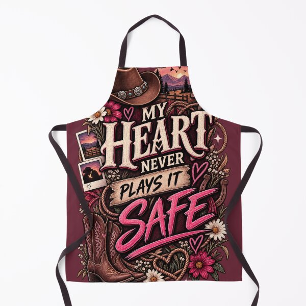 Item preview, My Heart Never Plays It Safe – Western Romance Aesthetic designed and sold by AndGarciart.