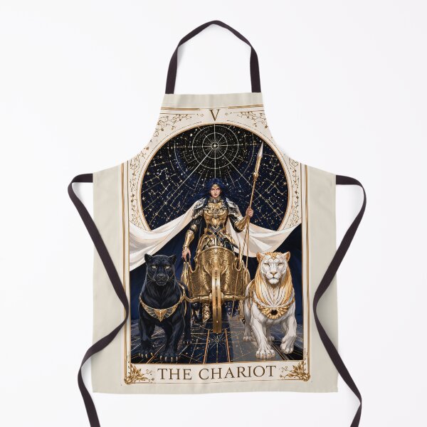 Item preview, The Chariot Tarot Card Celestial Warrior designed and sold by MythicMood.