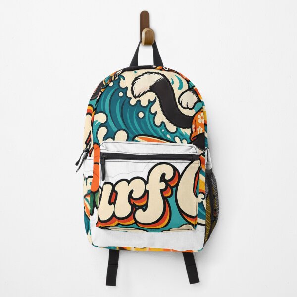 Item preview, Retro Surf Cat Club 70s Aesthetic designed and sold by Stickers Hub HUB.