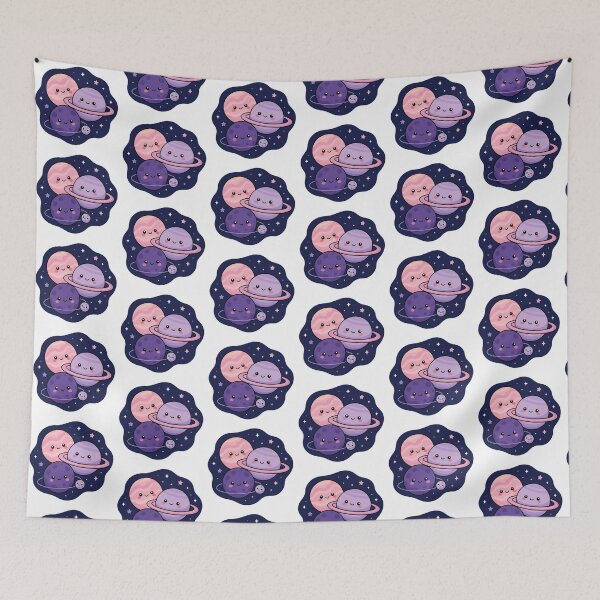 Item preview, Planet Buddies - Cute Kawaii Space Characters Sticker designed and sold by Digitalcpy.