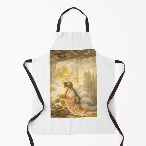 Item preview, The Tea House Illusion Japanese Kitsune Fox PERFECT GIFT FOR YOU AND FRIENDS designed and sold by YoussefQarbi.