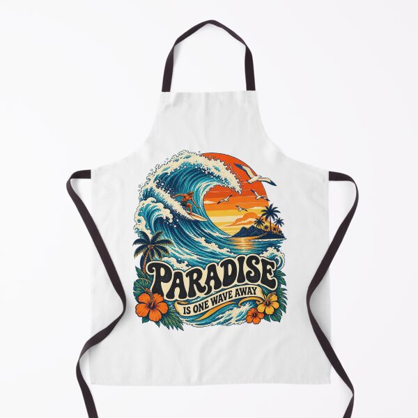 Item preview, Paradise Is One Wave Away designed and sold by urbinet.