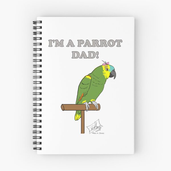 Item preview, I'm a Parrot DAD Female Blue-fronted Amazon designed and sold by Laughing Parrot Studio.