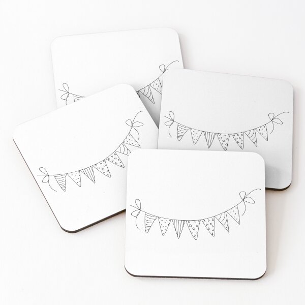 Item preview, Party Bunting with Decorative Pennants designed and sold by CHERRY--SHOP.