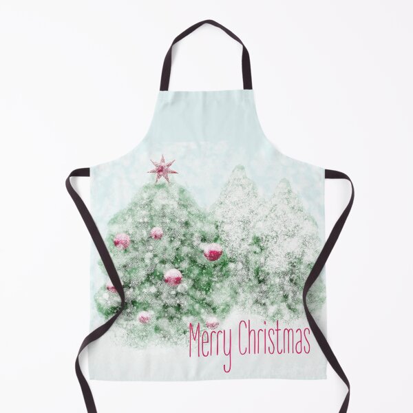 Item preview, Watercolor Snowy Christmas Tree Print designed and sold by photossmirnov.