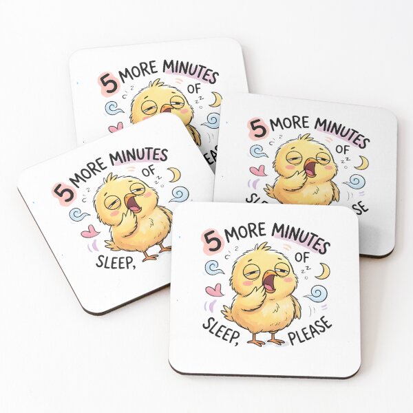 Item preview, 5 More Minutes Cute Sleepy Chick designed and sold by ArtsAmaze.