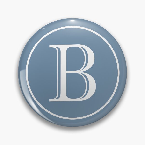 Item preview, Initial Letter B Classic Circle designed and sold by Jeallan Designs.