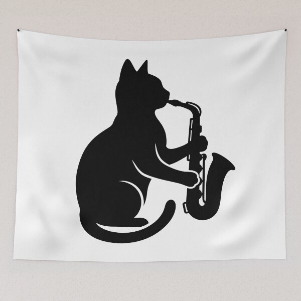 Item preview, Sax Cat designed and sold by Visual-Elixir.