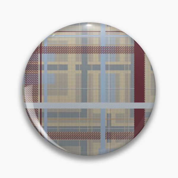 Item preview, Wheat & Blue Plaid — Textured Stripes with Deep Burgundy Contrast designed and sold by FaireWaveArt.