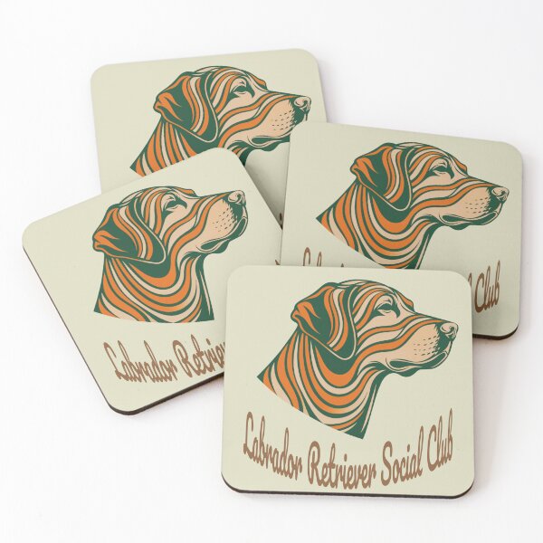 Item preview, Labrador Retriever Social Club Vintage Badge designed and sold by Kinship-Pets.
