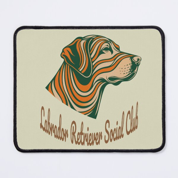 Item preview, Labrador Retriever Social Club Vintage Badge designed and sold by Kinship-Pets.