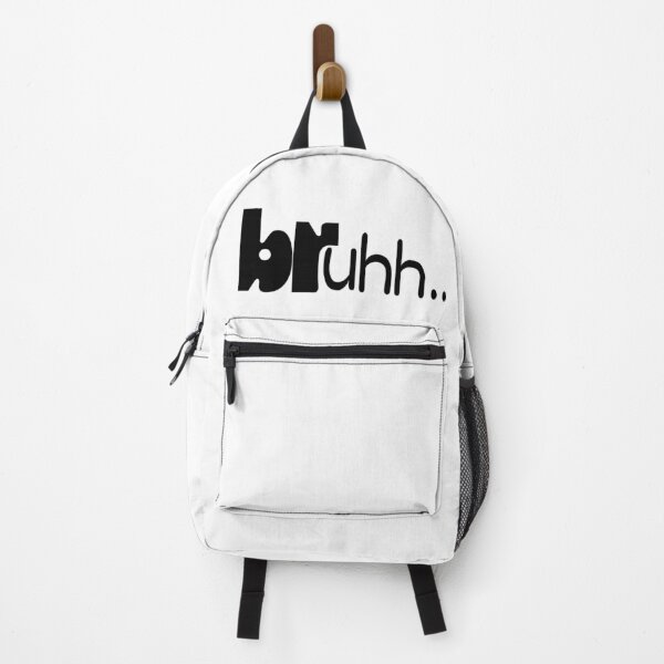Item preview, bruhh..Funny Reaction Typography Design designed and sold by RenadStickers.