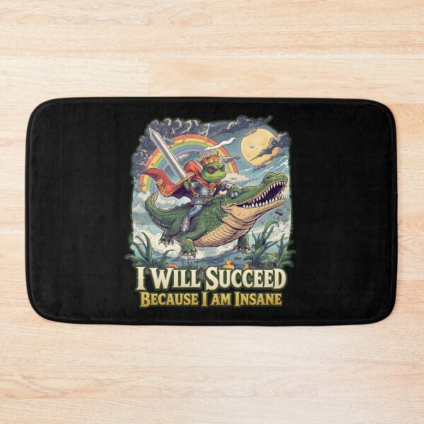 Item preview, I Will Succeed Because I Am Insane Frog Warrior designed and sold by PROPera-design.