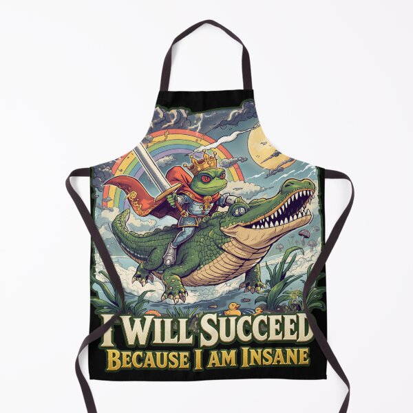 Item preview, I Will Succeed Because I Am Insane Frog Warrior designed and sold by PROPera-design.