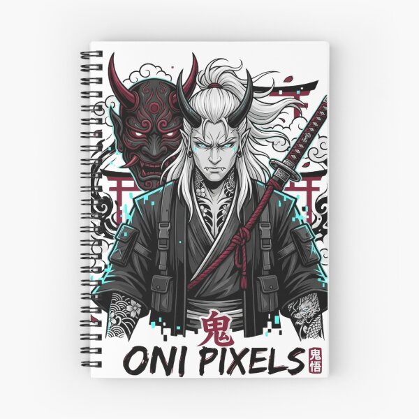 Item preview, Oni Samurai – Japanese Demon Warrior Katana Tokyo Streetwear Design designed and sold by Oni-Pixels.