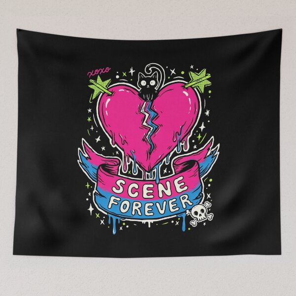 Item preview, Scene Forever Emo Kid Broken Heart Gift designed and sold by Say It With Ink.