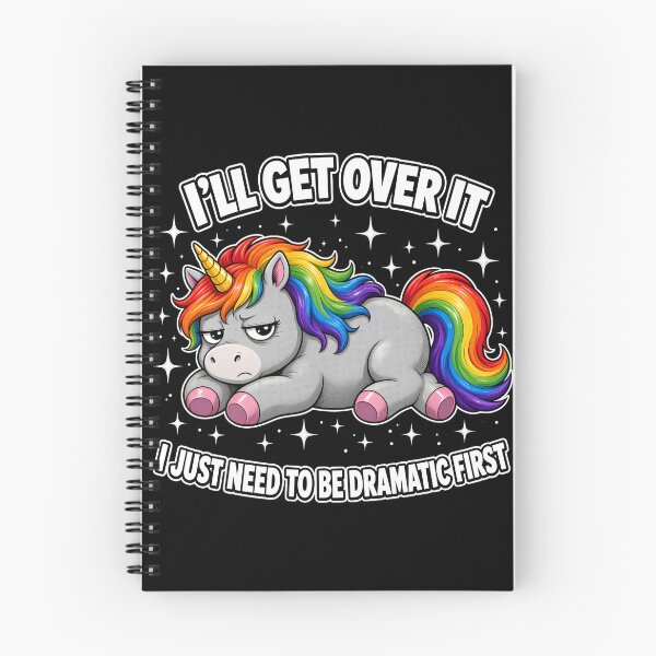 Item preview, I'll Get Over It Dramatic Rainbow Unicorn designed and sold by TshirtsOnline-.
