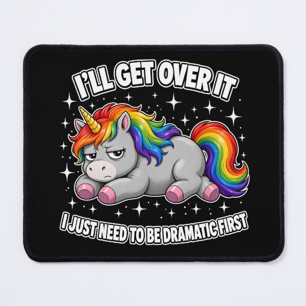 Item preview, I'll Get Over It Dramatic Rainbow Unicorn designed and sold by TshirtsOnline-.