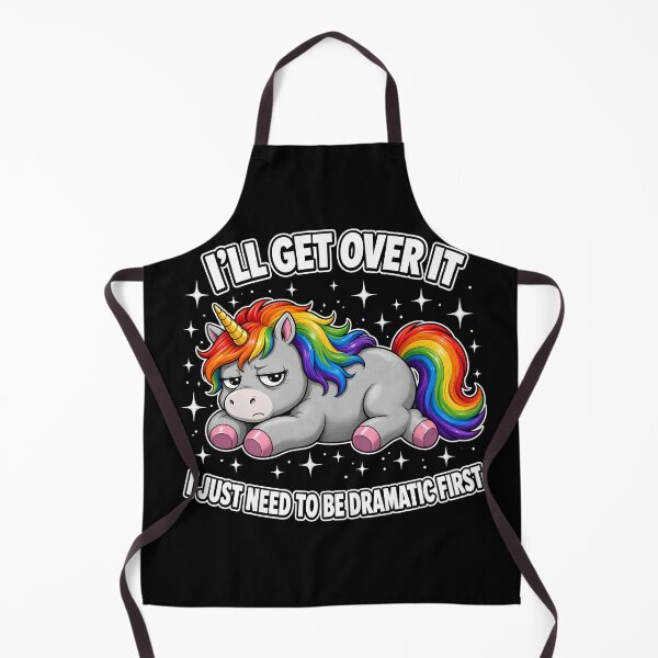 Item preview, I'll Get Over It Dramatic Rainbow Unicorn designed and sold by TshirtsOnline-.
