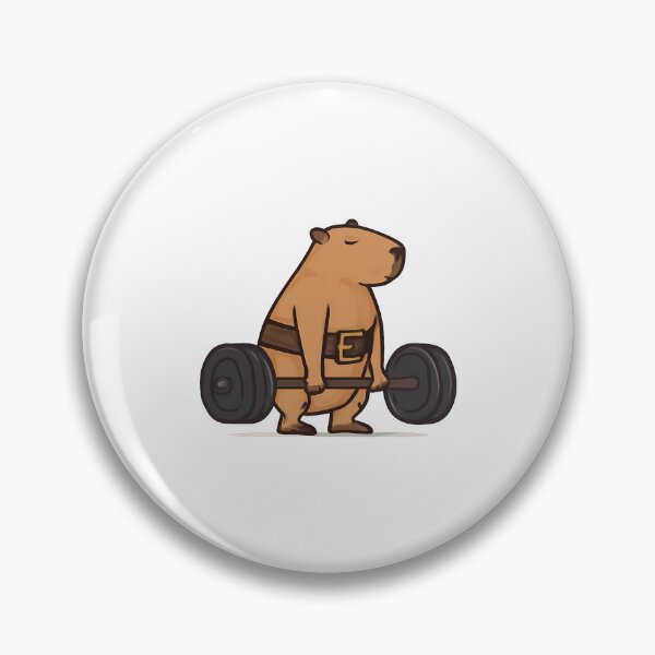 Item preview, Ok I Pull Up Heavy Capybara Deadlift – Funny Gym Motivation Shirt designed and sold by Mouad-Doadi.