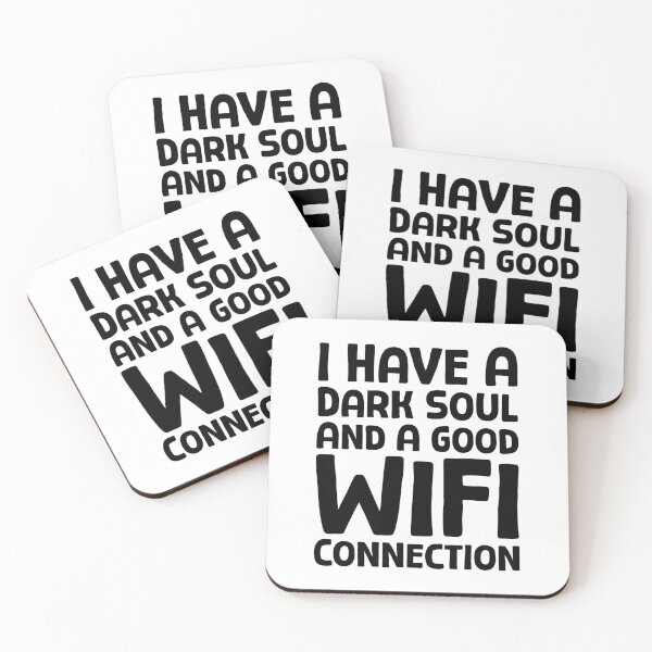 Item preview, I Have A Dark Soul And A Good WiFi Connection - B_1 designed and sold by AhmedHelal24795.