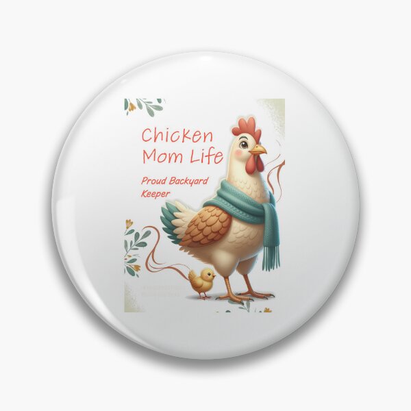 Item preview, Chicken Mom Cartoon designed and sold by Bennie Singh.