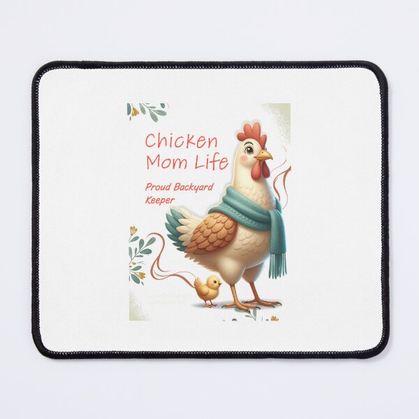 Item preview, Chicken Mom Cartoon designed and sold by Bennie Singh.