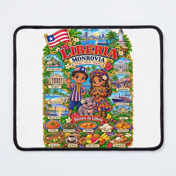 Item preview, Liberia Monrovia – Kawaii Trip, Liberian Culture and Flavors of Liberia designed and sold by Cifi64.