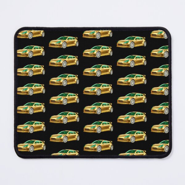Item preview, Gold Rally racing emerald glass car designed and sold by C3R0.