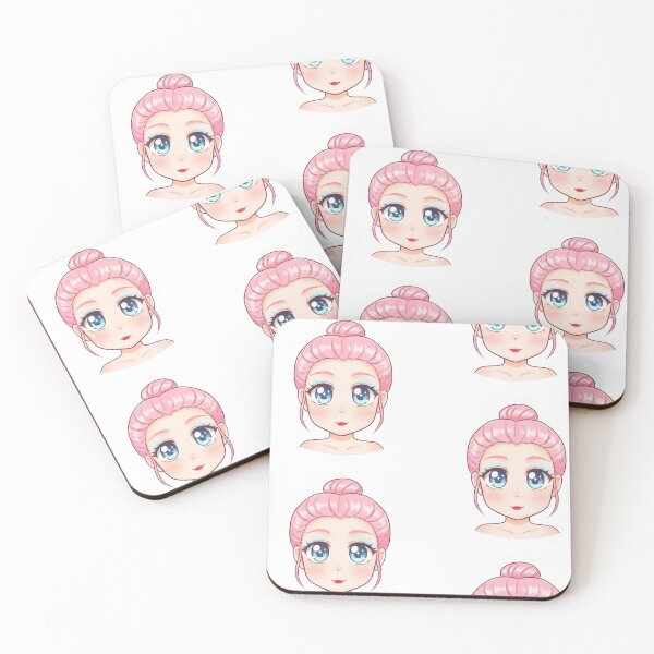 Item preview, Pastel Pink Hair Chibi Illustration designed and sold by KaleChub.