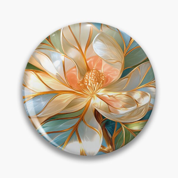 Item preview,  Tropical Floral Art in Blue and Green designed and sold by MargaretWiktor.