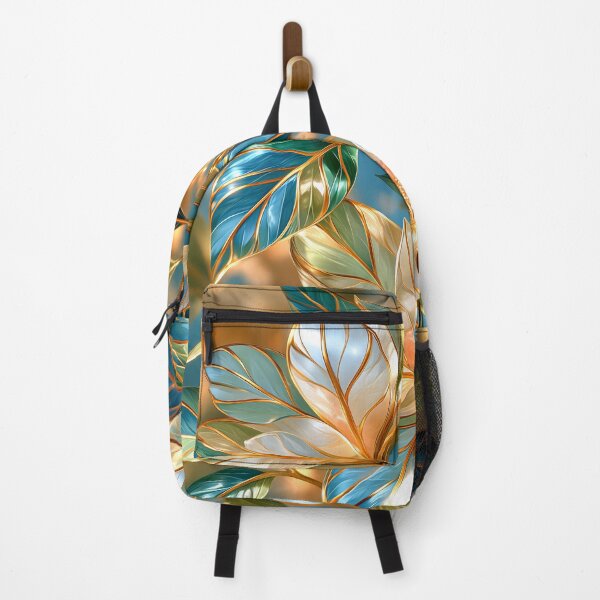 Item preview, Tropical Floral Art in Blue and Green designed and sold by MargaretWiktor.