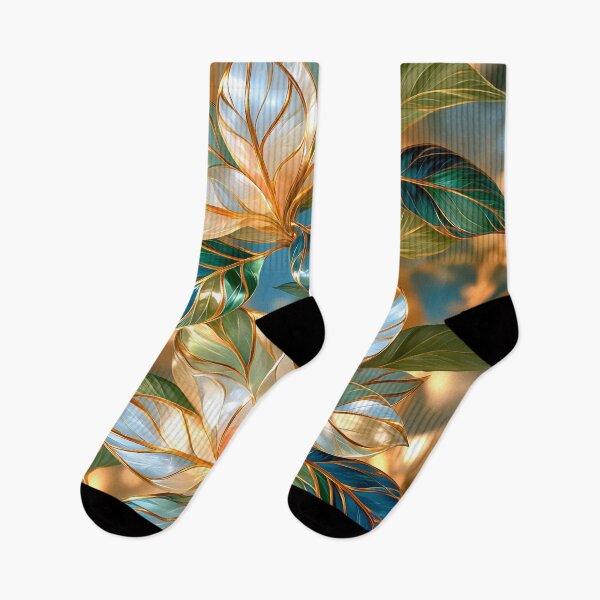 Item preview,  Tropical Floral Art in Blue and Green designed and sold by MargaretWiktor.