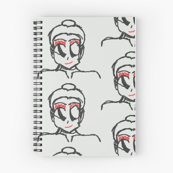 Item preview, Minimalist Doodle Anime Bun Portrait designed and sold by KaleChub.