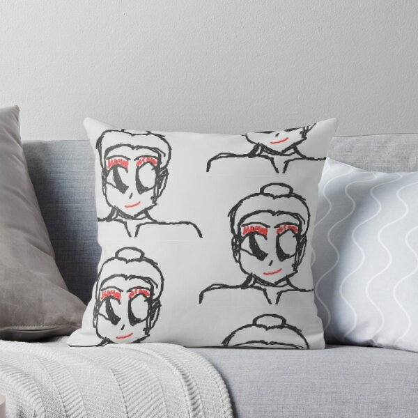 Item preview, Minimalist Doodle Anime Bun Portrait designed and sold by KaleChub.