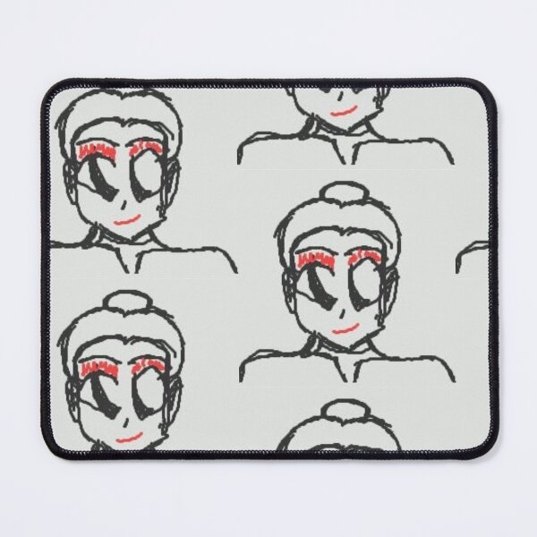 Item preview, Minimalist Doodle Anime Bun Portrait designed and sold by KaleChub.
