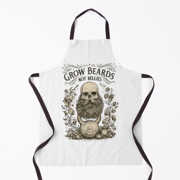 Item preview, Grow Beards not Bellies designed and sold by Stone-and-Ink.