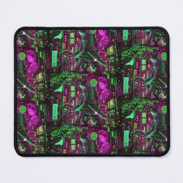Item preview, Cyberpunk Geisha & Samurai | Neon Tokyo Japanese Futurism designed and sold by RhymeArc.