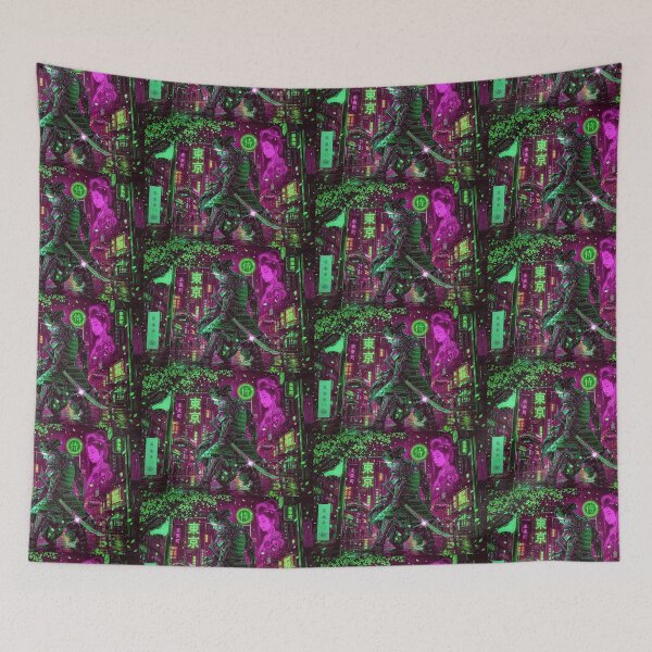 Item preview, Cyberpunk Geisha & Samurai | Neon Tokyo Japanese Futurism designed and sold by RhymeArc.